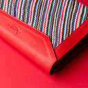 IDYR Ounila Crossbody Bag in Red | Handmade Luxury Moroccan Leather