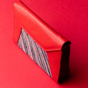IDYR Ounila Crossbody Bag in Red | Handmade Luxury Moroccan Leather