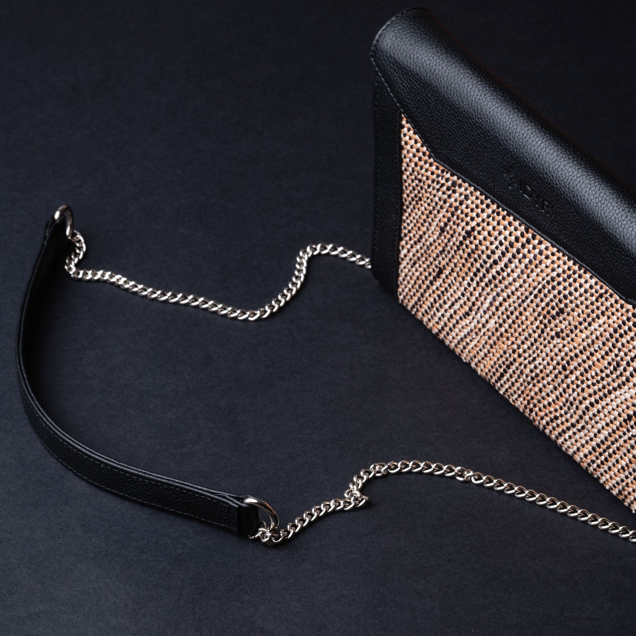 IDYR Ounila Crossbody Bag in Black | Handmade Luxury Moroccan Leather