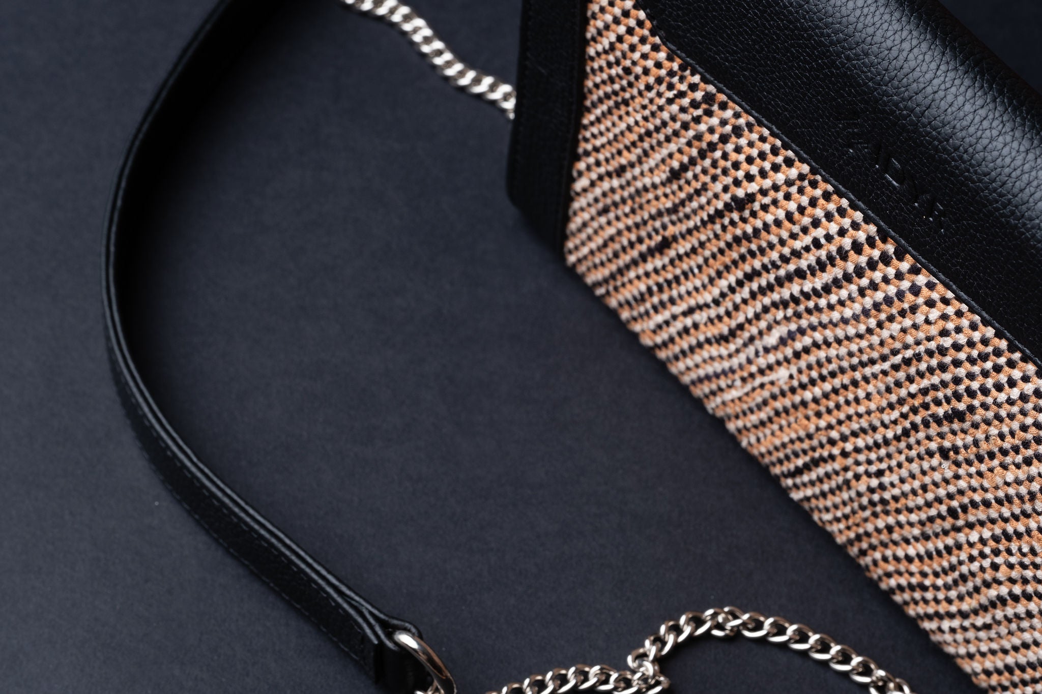 IDYR Ounila Crossbody Bag in Black | Handmade Luxury Moroccan Leather