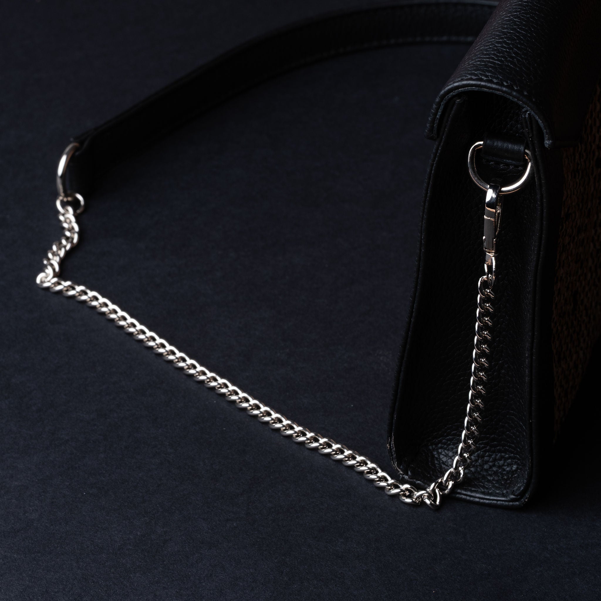 IDYR Ounila Crossbody Bag in Black | Handmade Luxury Moroccan Leather