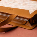 IDYR Kasr Medium Leather Handbag in Brown | Handmade Luxury Moroccan Bag