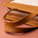 IDYR Kasr Medium Leather Handbag in Brown | Handmade Luxury Moroccan Bag