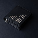 IDYR Khmissa Gift Set in Black | Handmade Moroccan Leather & Boucherouite