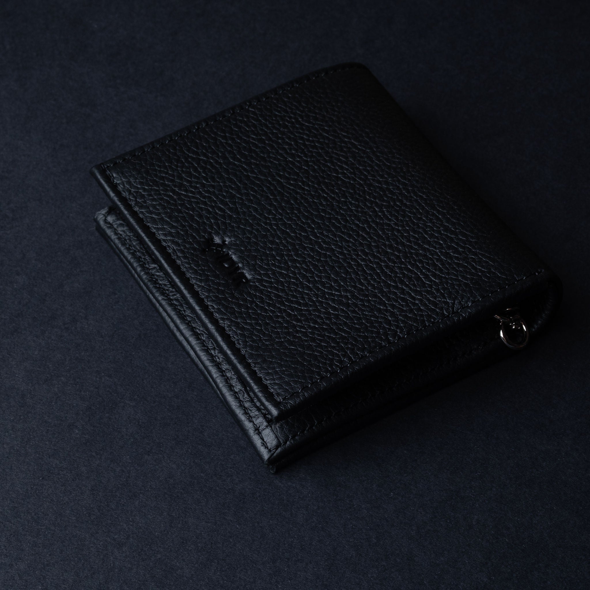 IDYR Khmissa Gift Set in Black | Handmade Moroccan Leather & Boucherouite