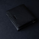 IDYR Khmissa Gift Set in Black | Handmade Moroccan Leather & Boucherouite