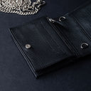 IDYR Khmissa Gift Set in Black | Handmade Moroccan Leather & Boucherouite