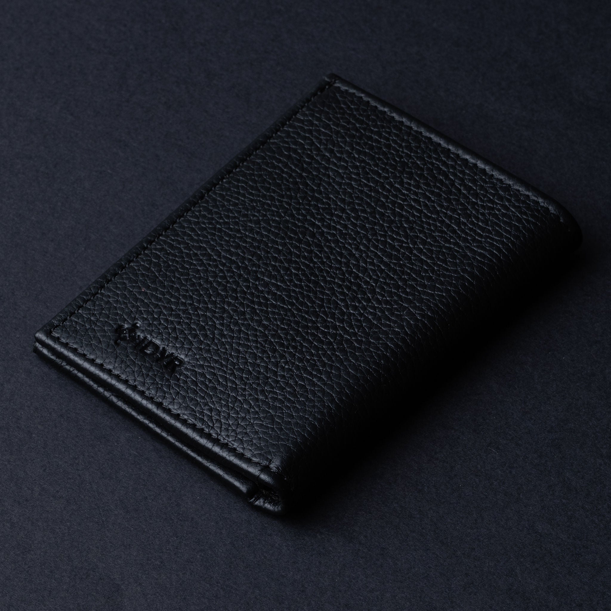 IDYR Beztam II Wallet in Black | Handmade Moroccan Leather & Boucherouite