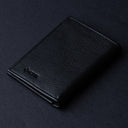 IDYR Beztam II Wallet in Black | Handmade Moroccan Leather & Boucherouite