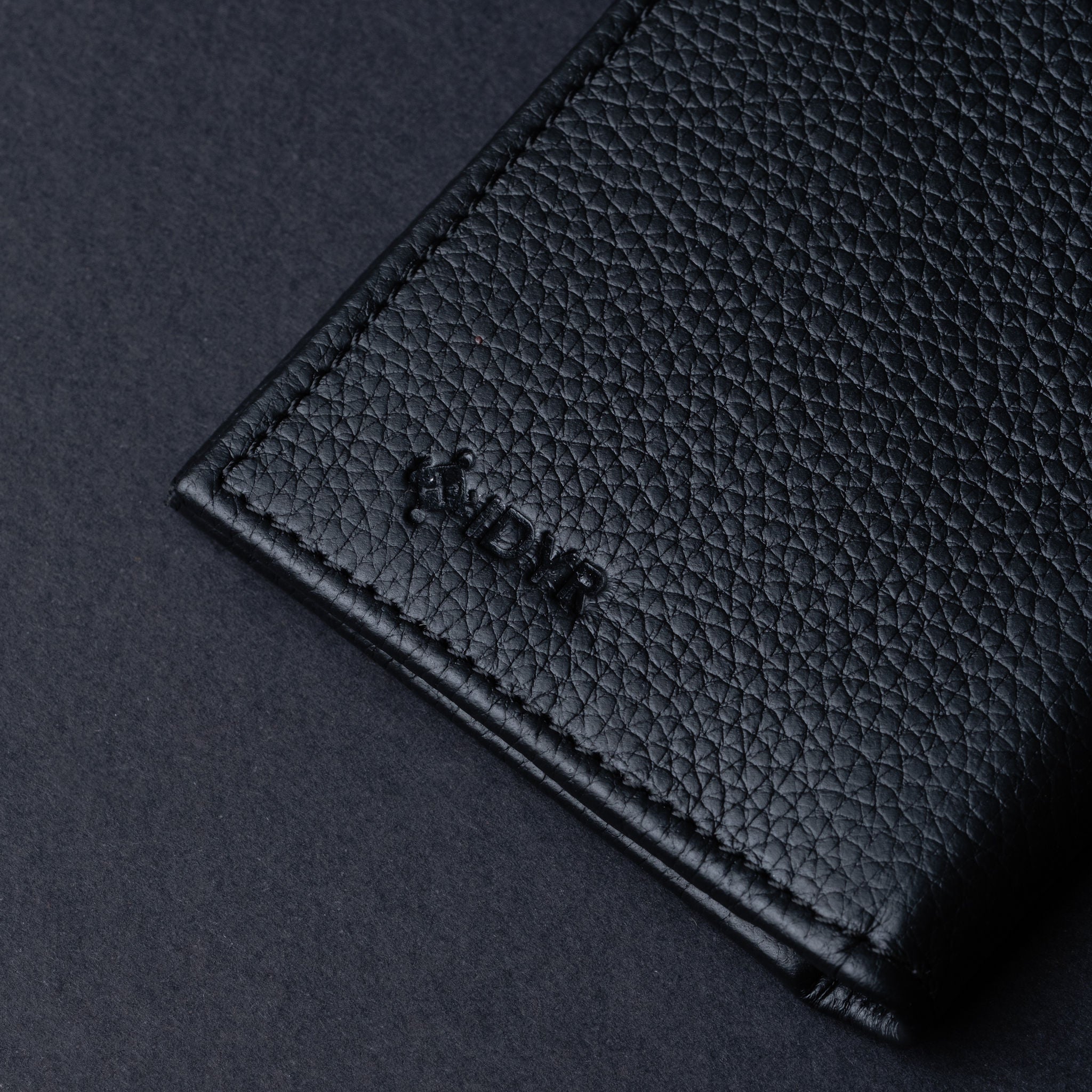 IDYR Beztam II Wallet in Black | Handmade Moroccan Leather & Boucherouite