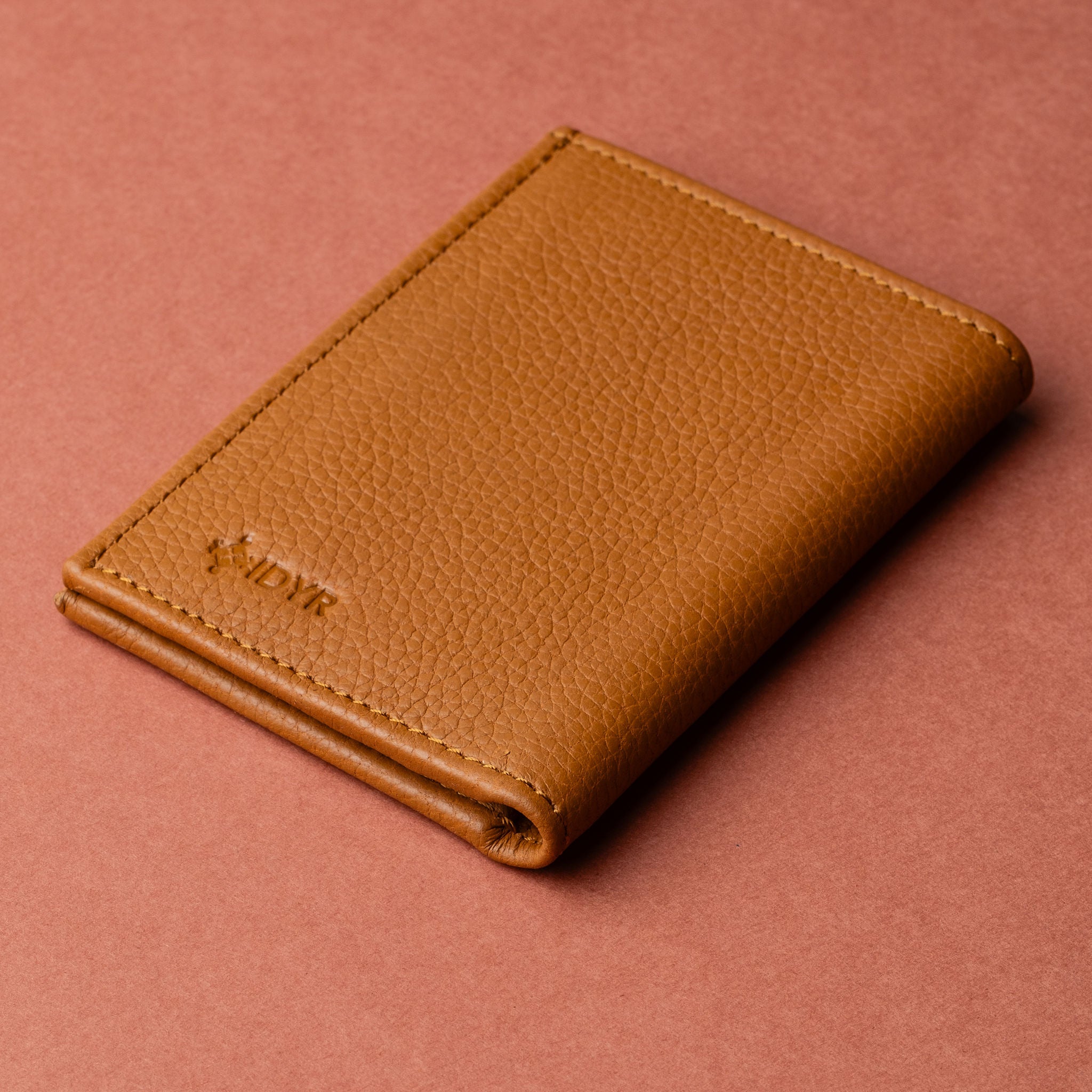 IDYR Beztam II Wallet in Brown  | Handmade Moroccan Leather & Boucherouite