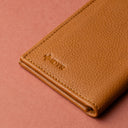 IDYR Beztam II Wallet in Brown  | Handmade Moroccan Leather & Boucherouite
