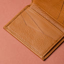 IDYR Beztam II Wallet in Brown  | Handmade Moroccan Leather & Boucherouite