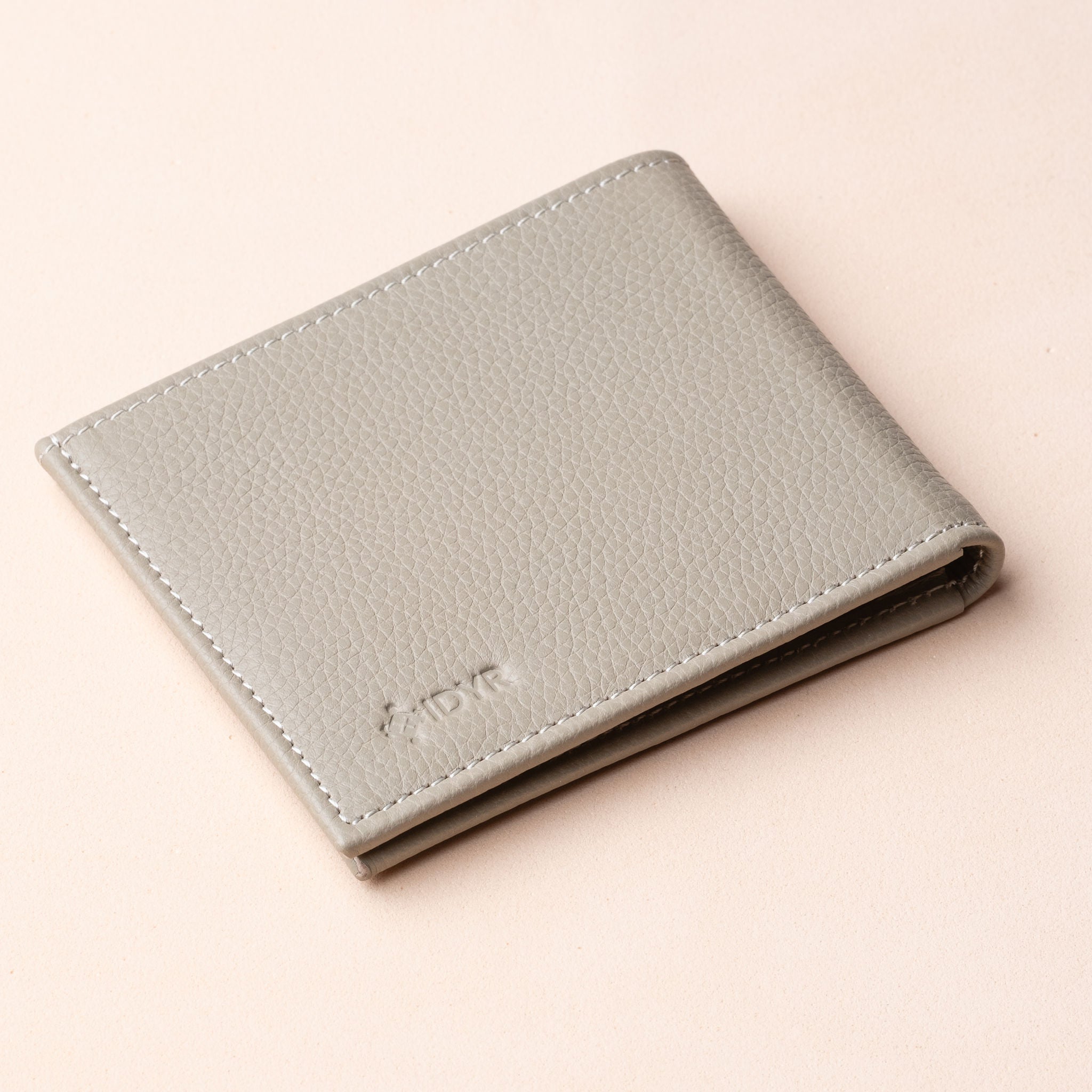 IDYR Beztam I Wallet in Beige| Handmade Moroccan Leather & Boucherouite