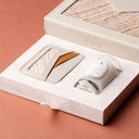 IDYR Tujjut II Luxury Gift Set | Handmade Moroccan Leather & Boucherouite