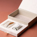 IDYR Tujjut II Luxury Gift Set | Handmade Moroccan Leather & Boucherouite