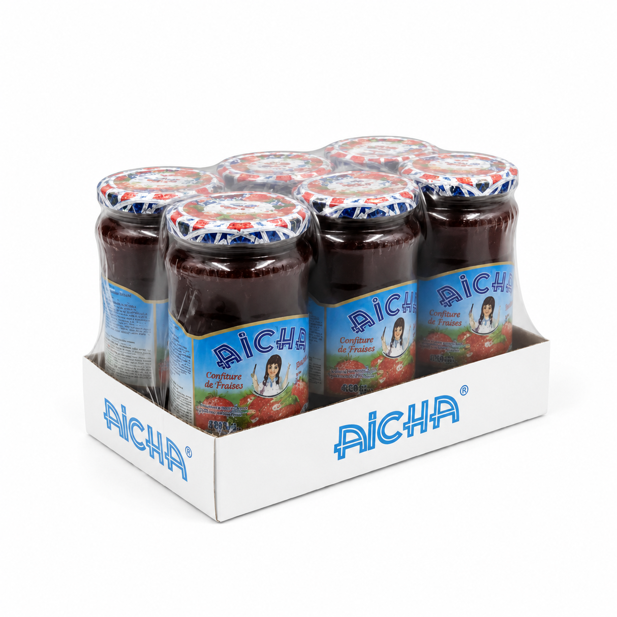 Aïcha Moroccan strawberry jam 430g Pack
