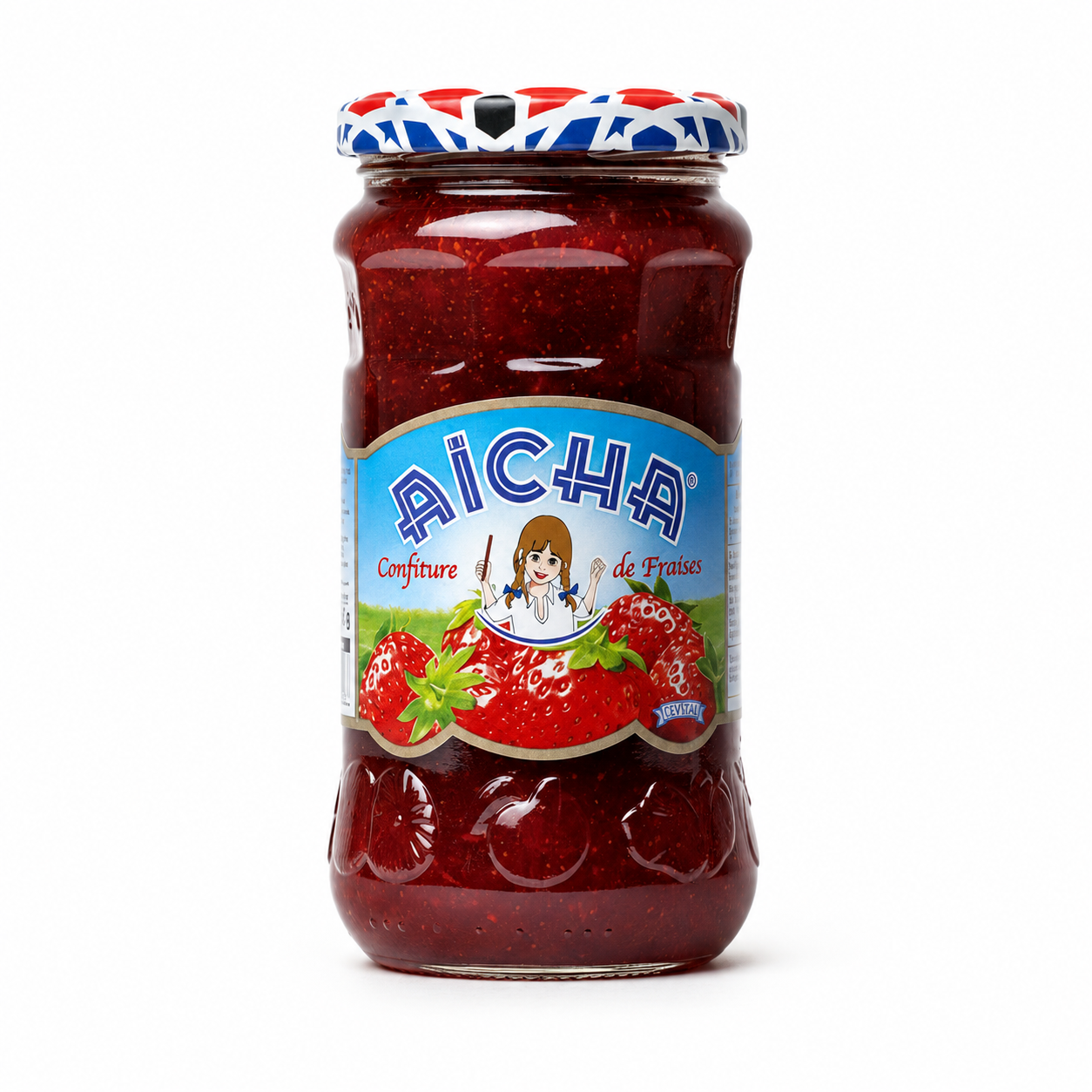 Aicha Moroccan strawberry jam 430g jar