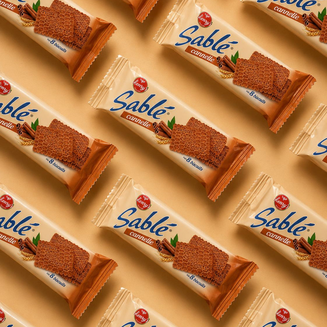 Henry’s Sablé Cinnamon Biscuits 10 x 8 Biscuits