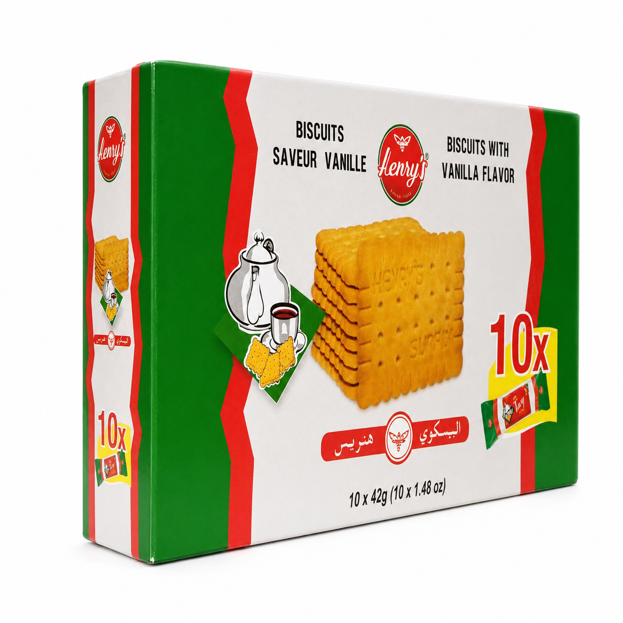 Henry’s Petit Original Tea Biscuits 10 x 8 Biscuits