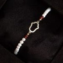 IDYR Khmissa Gift Set Red | Handmade Moroccan Leather & Boucherouite