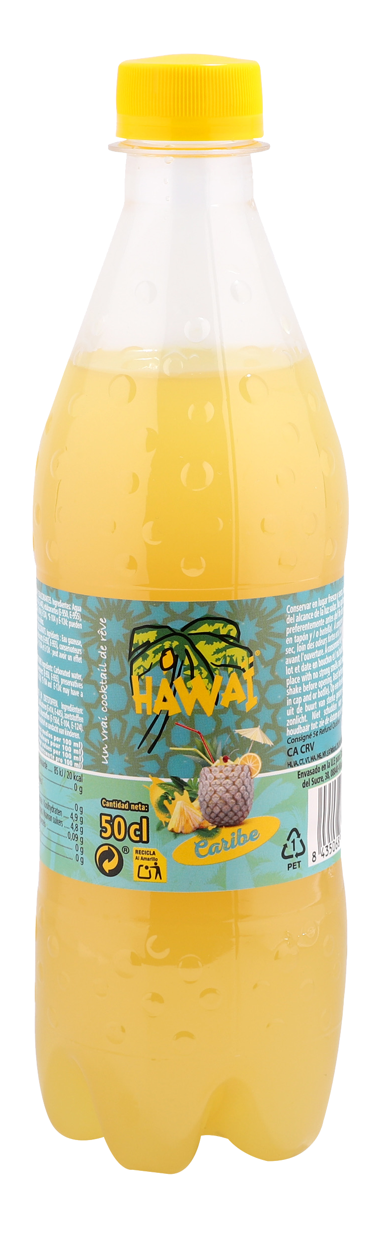 Hawai Caribbean 500ml Plastic Bottle (Pack of 12)