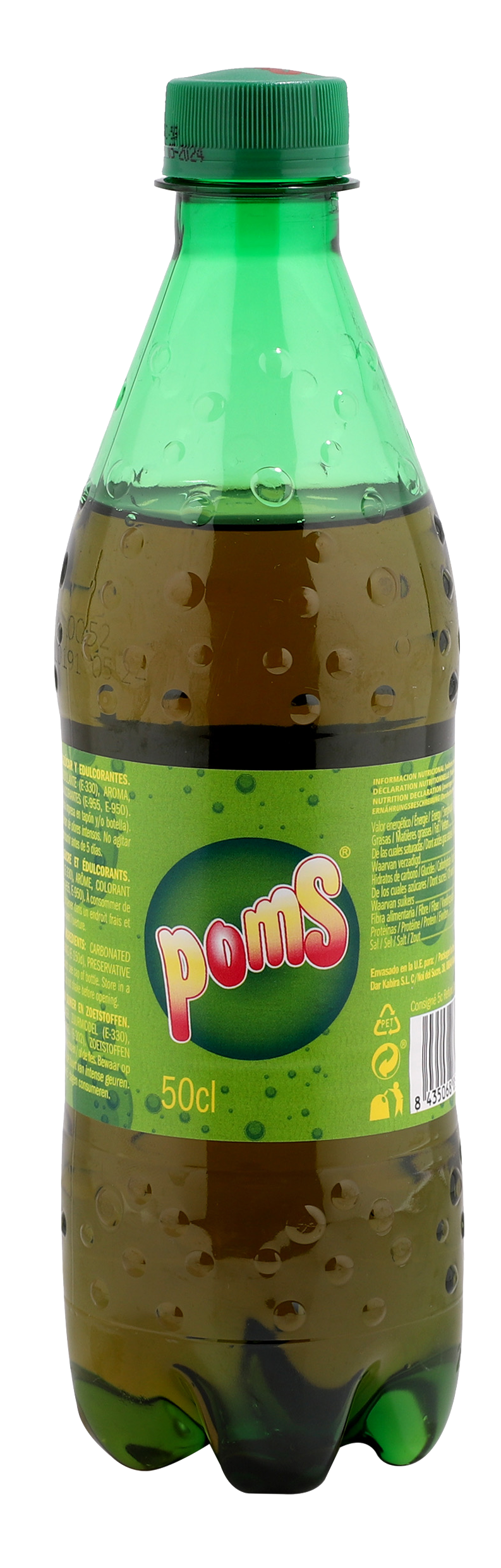 Poms 500ml Plastic Bottle (Pack of 12)