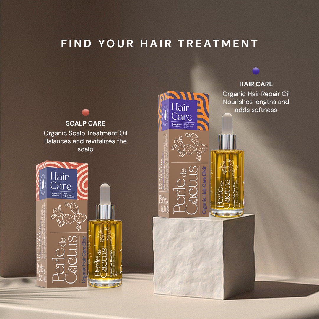 Perle de Cactus Organic Hair Care Elixir - Jojoba & Avocado