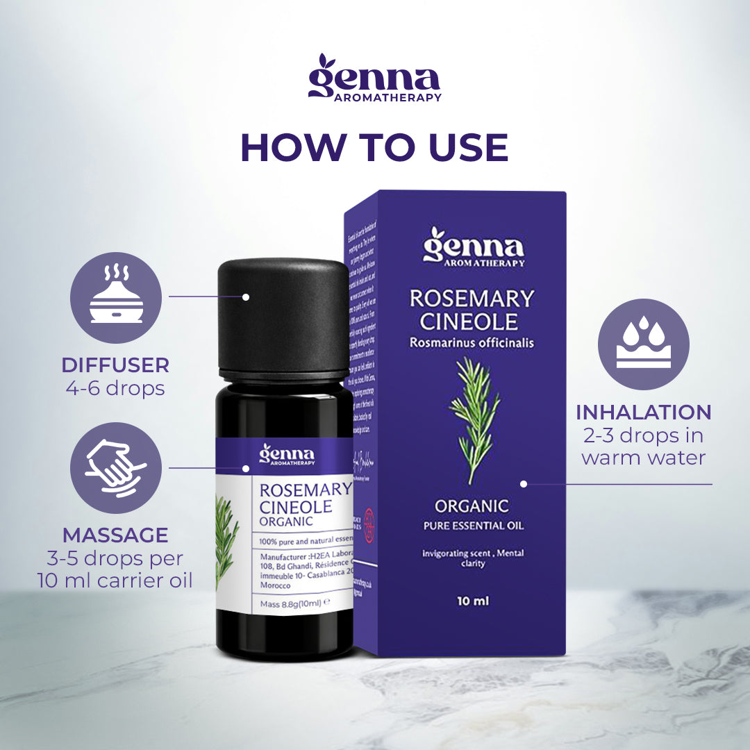 Rosemary Cineole Organic Essential Oil